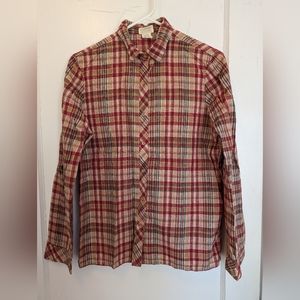 Vintage Country Suburbans plaid blouse
